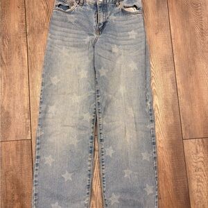 URBAN Kids 12 Size Star Patterned Blue Jeans